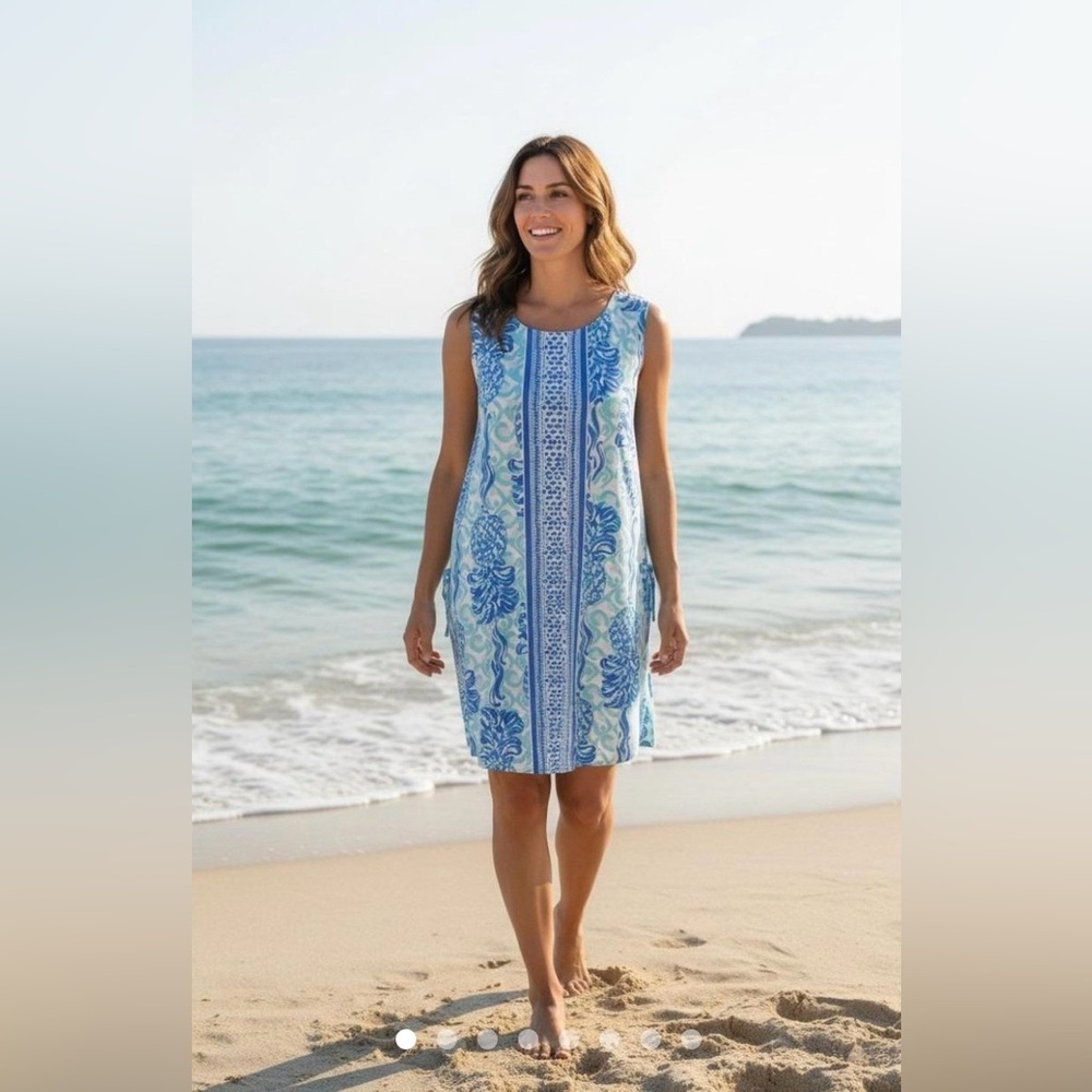 Lilly Pulitzer Women's Donna Romper In Bennet Blue Size 10 NWOT Never Worn!